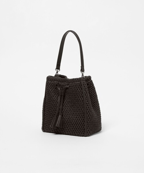 green label relaxing(グリーンレーベルリラクシング)の「2WAY シートドロスト バッグ / ショルダーバッグ(ショルダーバッグ・レディース・ベージュ/ブラック・FREE)」の11枚目の写真