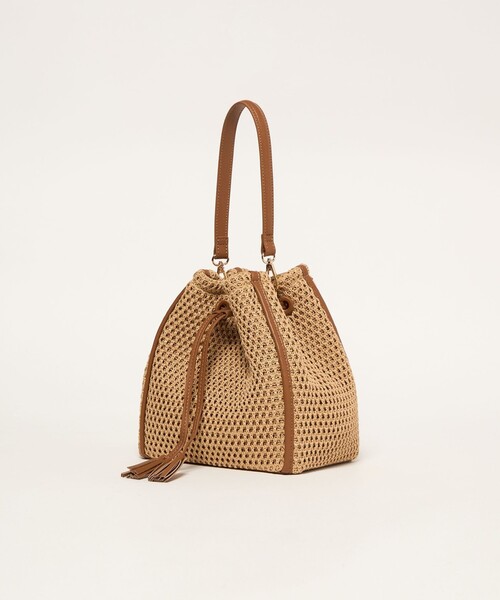 green label relaxing(グリーンレーベルリラクシング)の「2WAY シートドロスト バッグ / ショルダーバッグ(ショルダーバッグ・レディース・ベージュ/ブラック・FREE)」の20枚目の写真