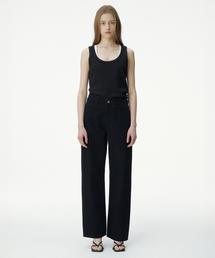 GOODDEN（グーデン）の「[GDWD25] スタンダードワイド_ブラック（デニムパンツ）」