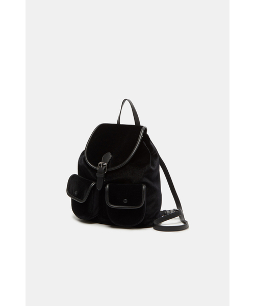 COURONNEの「Buttony Backpack 24 Velvet_RCBBX25645BKX(バックパック/リュック・レディース・ブラック・FREE)」の3枚目の写真