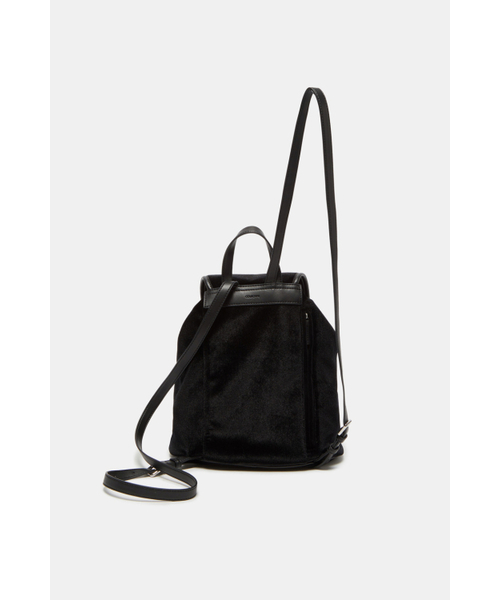 COURONNEの「Buttony Backpack 24 Velvet_RCBBX25645BKX(バックパック/リュック・レディース・ブラック・FREE)」の5枚目の写真
