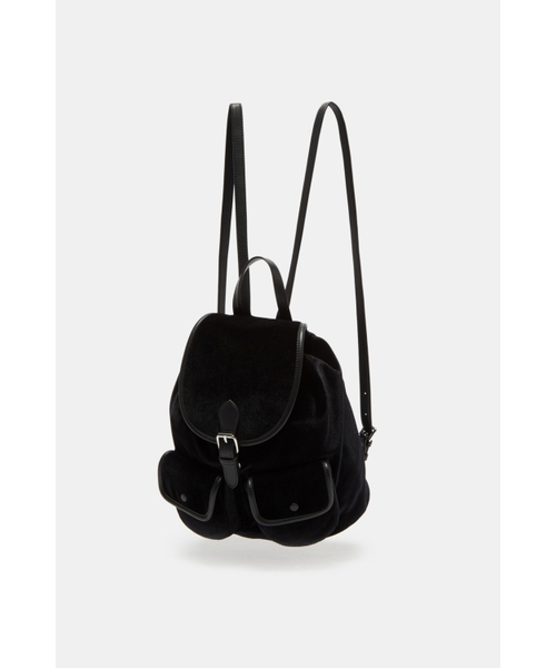 COURONNEの「Buttony Backpack 24 Velvet_RCBBX25645BKX(バックパック/リュック・レディース・ブラック・FREE)」の6枚目の写真