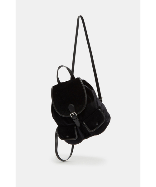 COURONNEの「Buttony Backpack 24 Velvet_RCBBX25645BKX(バックパック/リュック・レディース・ブラック・FREE)」の7枚目の写真