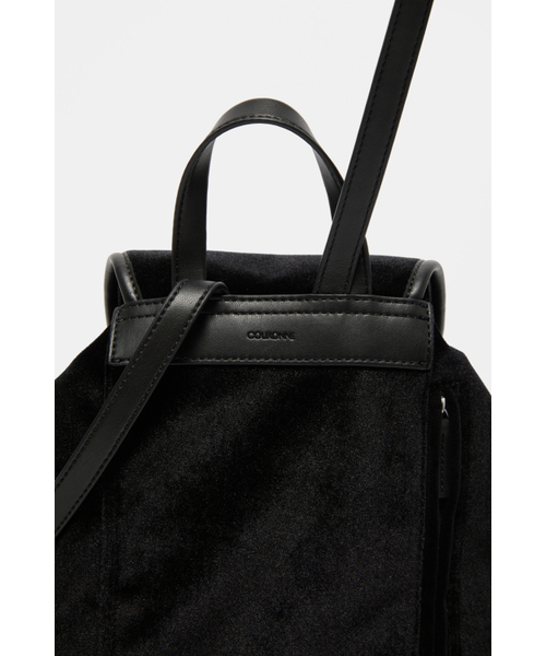 COURONNEの「Buttony Backpack 24 Velvet_RCBBX25645BKX(バックパック/リュック・レディース・ブラック・FREE)」の9枚目の写真