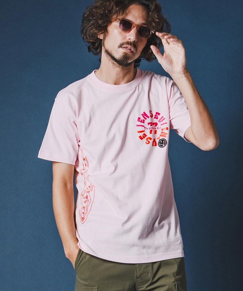 seventy seven(セブンティセブン)の「mt10170-middle onz S-S t-shirts (old days S) Tシャツ(7726S130)(Tシャツ/カットソー・メンズ・ピンク/ホワイト/ブラック・XL/L/M/S)」の4枚目の写真