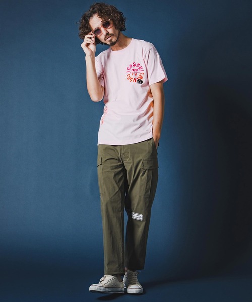 seventy seven(セブンティセブン)の「mt10170-middle onz S-S t-shirts (old days S) Tシャツ(7726S130)(Tシャツ/カットソー・メンズ・ピンク/ホワイト/ブラック・XL/L/M/S)」の6枚目の写真