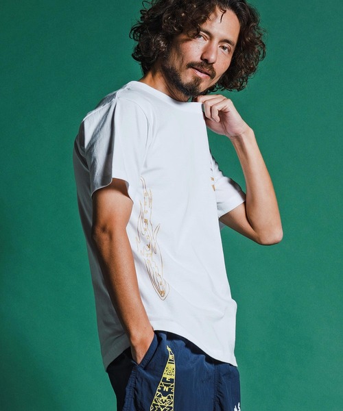 seventy seven(セブンティセブン)の「mt10170-middle onz S-S t-shirts (old days S) Tシャツ(7726S130)(Tシャツ/カットソー・メンズ・ピンク/ホワイト/ブラック・XL/L/M/S)」の10枚目の写真