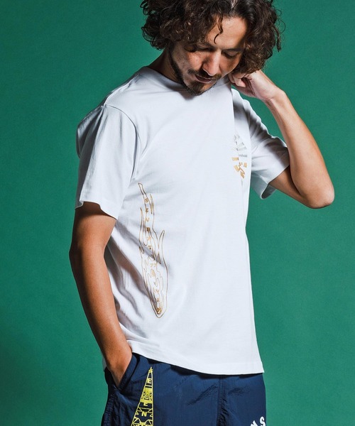seventy seven(セブンティセブン)の「mt10170-middle onz S-S t-shirts (old days S) Tシャツ(7726S130)(Tシャツ/カットソー・メンズ・ピンク/ホワイト/ブラック・XL/L/M/S)」の12枚目の写真