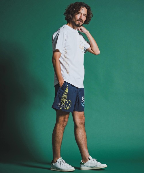 seventy seven(セブンティセブン)の「mt10170-middle onz S-S t-shirts (old days S) Tシャツ(7726S130)(Tシャツ/カットソー・メンズ・ピンク/ホワイト/ブラック・XL/L/M/S)」の13枚目の写真