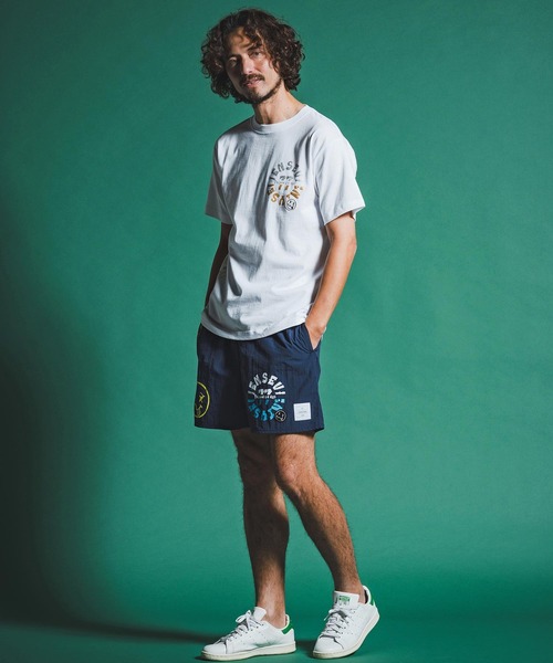 seventy seven(セブンティセブン)の「mt10170-middle onz S-S t-shirts (old days S) Tシャツ(7726S130)(Tシャツ/カットソー・メンズ・ピンク/ホワイト/ブラック・XL/L/M/S)」の14枚目の写真