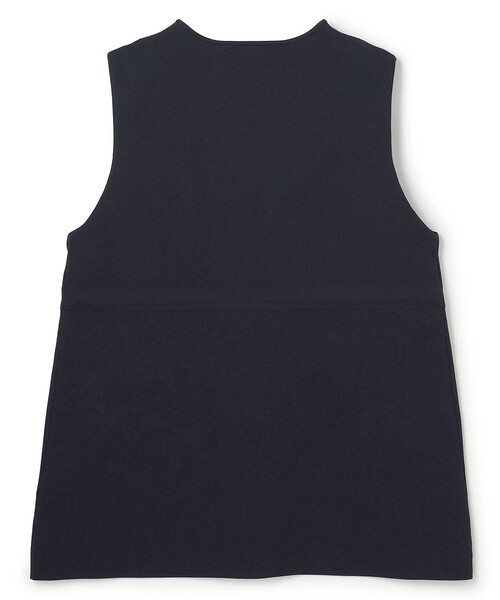 UNFILO（アンフィーロ）の「【セレモニー】BEAUTY FORM KNIT ZIPジレ（ベスト・レディース・ネイビー系/ブラック系/ベージュ系・SMALL/LARGE/MEDIUM）」の15枚目の写真