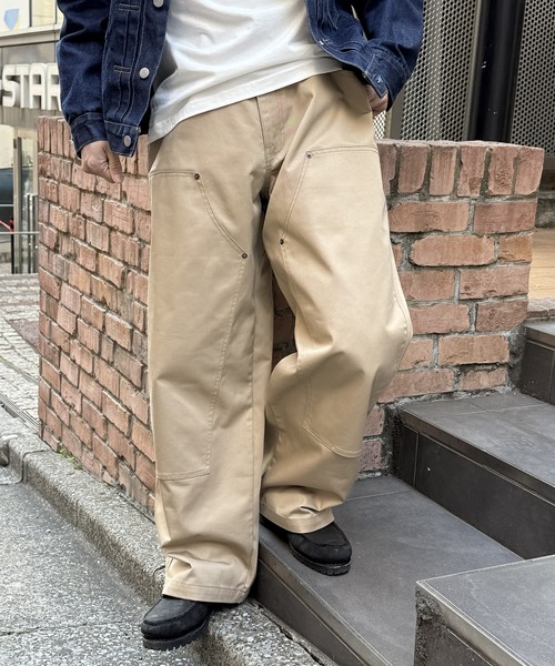 RED KAP（レッドキャップ）の「【RED KAP】限定商品 別注 DOUBLE-KNEE PANTS　ダブルニーパンツ（チノパンツ・メンズ・ブラック/ベージュ・S/M/L/LL）」の13枚目の写真