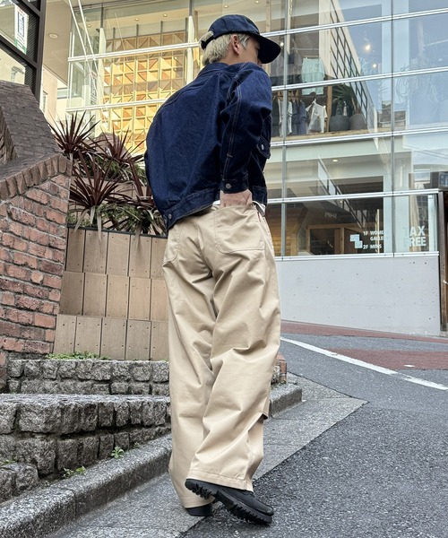 RED KAP（レッドキャップ）の「【RED KAP】限定商品 別注 DOUBLE-KNEE PANTS　ダブルニーパンツ（チノパンツ・メンズ・ブラック/ベージュ・S/M/L/LL）」の18枚目の写真