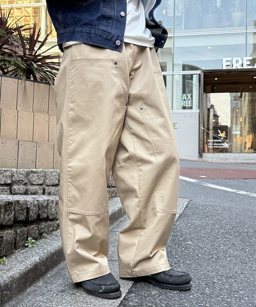 RED KAP（レッドキャップ）の「【RED KAP】限定商品 別注 DOUBLE-KNEE PANTS　ダブルニーパンツ（チノパンツ・メンズ・ブラック/ベージュ・S/M/L/LL）」の15枚目の写真