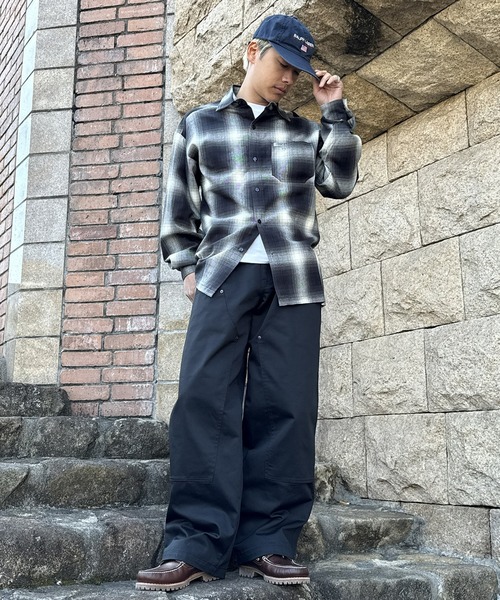 RED KAP（レッドキャップ）の「【RED KAP】限定商品 別注 DOUBLE-KNEE PANTS　ダブルニーパンツ（チノパンツ・メンズ・ブラック/ベージュ・S/M/L/LL）」の9枚目の写真