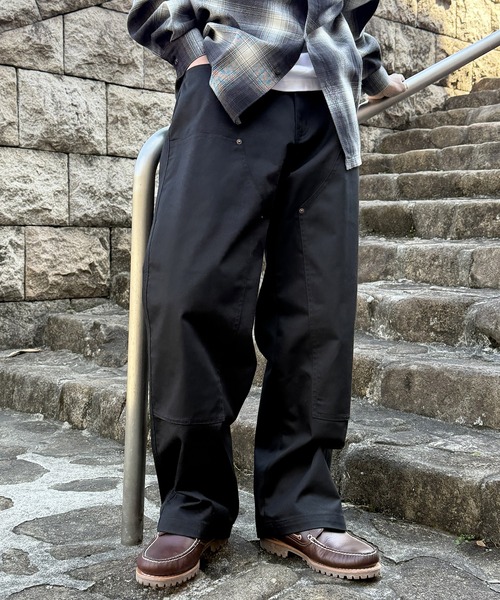 RED KAP（レッドキャップ）の「【RED KAP】限定商品 別注 DOUBLE-KNEE PANTS　ダブルニーパンツ（チノパンツ・メンズ・ブラック/ベージュ・S/M/L/LL）」の5枚目の写真