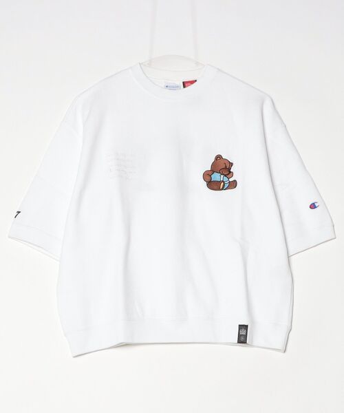 DOUBLE STANDARD CLOTHING(ダブルスタンダードクロージング)の「Champion×DSC/ NY Bear Embroidery Sweat(スウェット・レディース・グレー/オフホワイト/ブラック・FREE)」の20枚目の写真