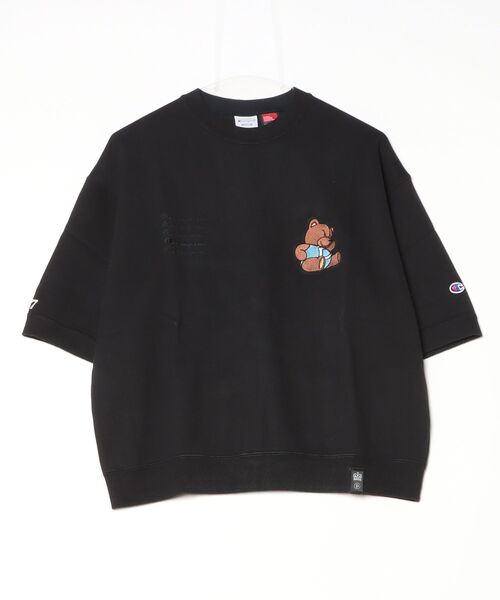 DOUBLE STANDARD CLOTHING(ダブルスタンダードクロージング)の「Champion×DSC/ NY Bear Embroidery Sweat(スウェット・レディース・グレー/オフホワイト/ブラック・FREE)」の22枚目の写真