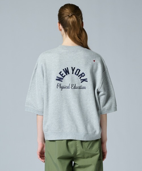 DOUBLE STANDARD CLOTHING(ダブルスタンダードクロージング)の「Champion×DSC/ NY Bear Embroidery Sweat(スウェット・レディース・グレー/オフホワイト/ブラック・FREE)」の8枚目の写真