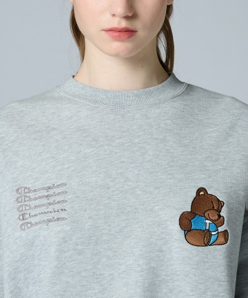 DOUBLE STANDARD CLOTHING(ダブルスタンダードクロージング)の「Champion×DSC/ NY Bear Embroidery Sweat(スウェット・レディース・グレー/オフホワイト/ブラック・FREE)」の9枚目の写真