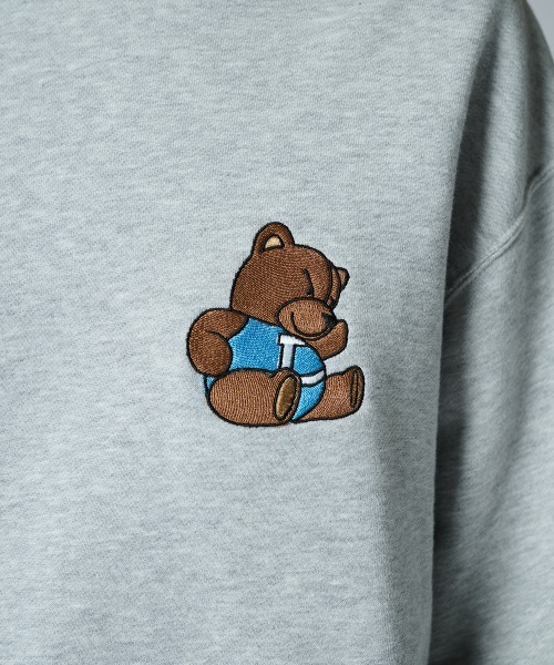 DOUBLE STANDARD CLOTHING(ダブルスタンダードクロージング)の「Champion×DSC/ NY Bear Embroidery Sweat(スウェット・レディース・グレー/オフホワイト/ブラック・FREE)」の10枚目の写真