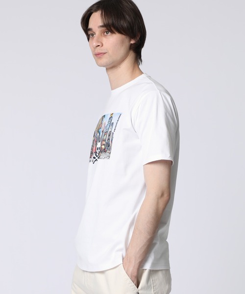 Psycho Bunny(サイコバニー)の「マンハッタン3D ラバーロゴTシャツ(Tシャツ/カットソー・メンズ・ホワイト/ブラック・X-LARGE/LARGE/MEDIUM/SMALL)」の3枚目の写真