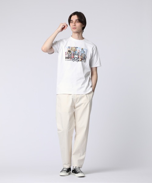 Psycho Bunny(サイコバニー)の「マンハッタン3D ラバーロゴTシャツ(Tシャツ/カットソー・メンズ・ホワイト/ブラック・X-LARGE/LARGE/MEDIUM/SMALL)」の5枚目の写真