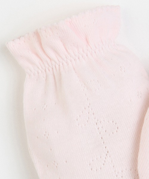 moimoln(モイモルン)の「【mini moi】スイートアイレットベビーミトン・手袋(その他ベビー用品・キッズ・ライトピンク・FREE)」の3枚目の写真