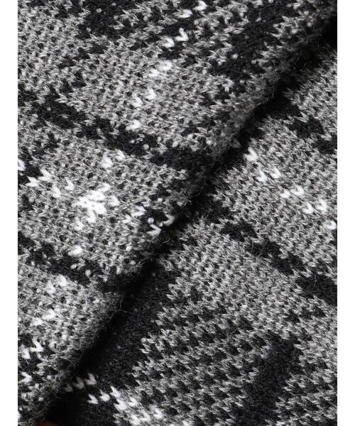 EMODA（エモダ）の「STRING RIBBON ZIP SHIRT TOP（ニット/セーター・レディース・ブラック/カーキ・FREE）」の3枚目の写真
