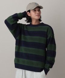 Washable Multi Border knit/ウォッシャブルマルチボーダーニット