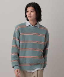 Washable Multi Border knit/ウォッシャブルマルチボーダーニット