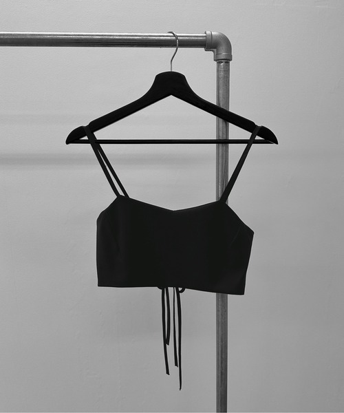 LVEU.（ラブユ.）の「【LVEU.】ダブルリボンビスチェ / トップス キャミソール ビスチェ リボン バックリボン ブラック  ZOZOTOWN限定（キャミソール・レディース・ブラック・FREE）」の14枚目の写真