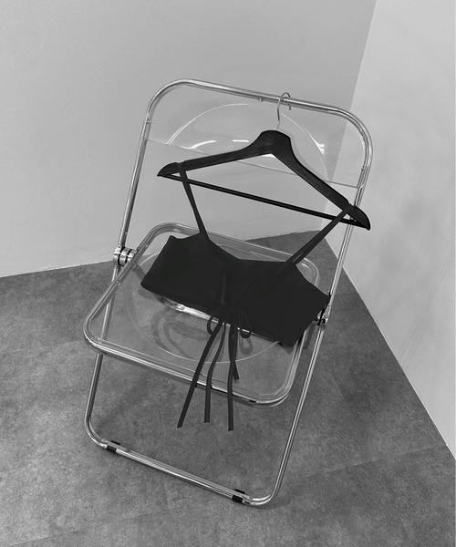 LVEU.（ラブユ.）の「【LVEU.】ダブルリボンビスチェ / トップス キャミソール ビスチェ リボン バックリボン ブラック  ZOZOTOWN限定（キャミソール・レディース・ブラック・FREE）」の15枚目の写真