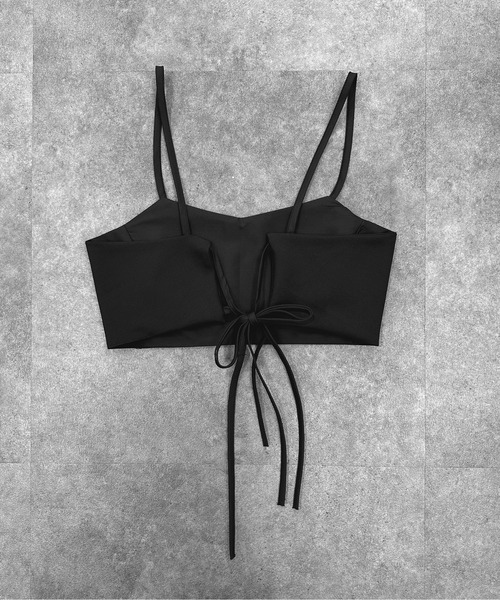 LVEU.（ラブユ.）の「【LVEU.】ダブルリボンビスチェ / トップス キャミソール ビスチェ リボン バックリボン ブラック  ZOZOTOWN限定（キャミソール・レディース・ブラック・FREE）」の18枚目の写真