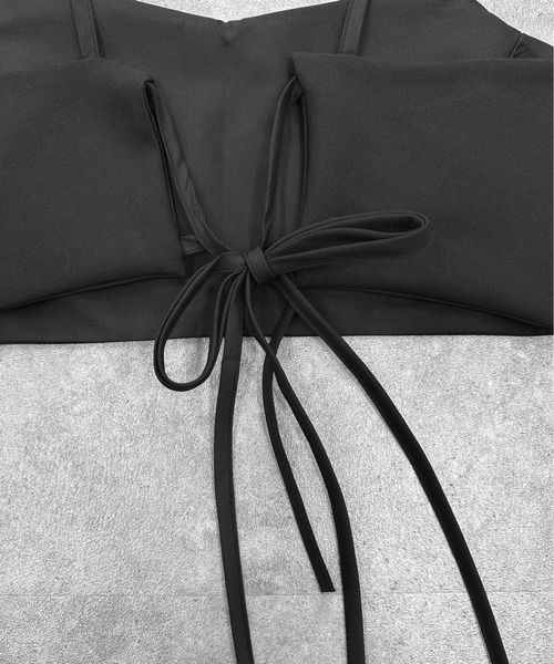 LVEU.（ラブユ.）の「【LVEU.】ダブルリボンビスチェ / トップス キャミソール ビスチェ リボン バックリボン ブラック  ZOZOTOWN限定（キャミソール・レディース・ブラック・FREE）」の16枚目の写真