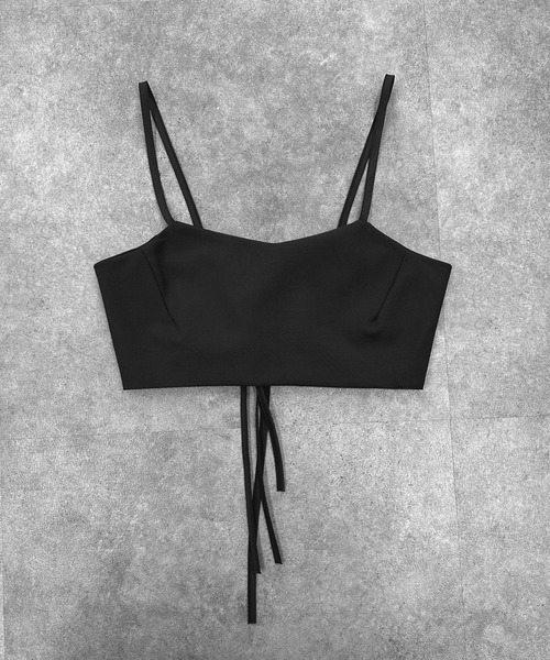 LVEU.（ラブユ.）の「【LVEU.】ダブルリボンビスチェ / トップス キャミソール ビスチェ リボン バックリボン ブラック  ZOZOTOWN限定（キャミソール・レディース・ブラック・FREE）」の17枚目の写真