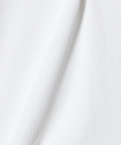 UNITED ARROWS(ユナイテッドアローズ)の「コットン テレコ クルーネック カットソー(Tシャツ/カットソー・レディース・ホワイト/ダークブラウン/ブラック/ライトピンク/ライトブルー/ライム・FREE)」の16枚目の写真