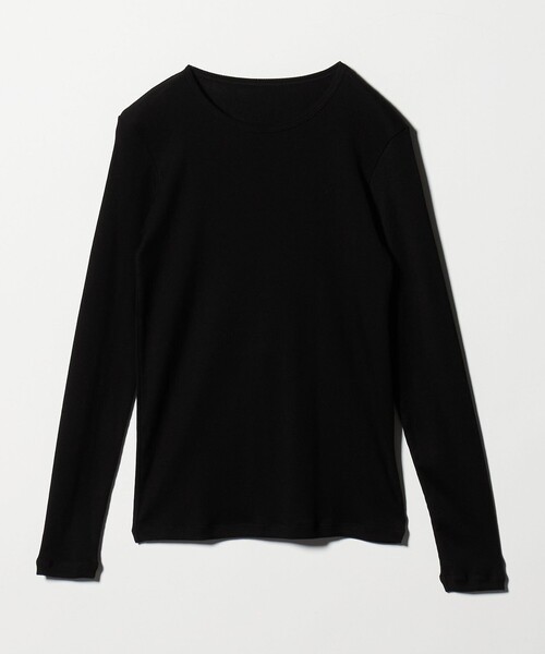UNITED ARROWS(ユナイテッドアローズ)の「コットン テレコ クルーネック カットソー(Tシャツ/カットソー・レディース・ホワイト/ダークブラウン/ブラック/ライトピンク/ライトブルー/ライム・FREE)」の17枚目の写真