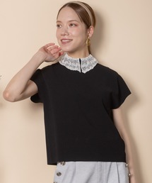 anni plus（アニープラス）の「レース襟ニット（ニット/セーター）」