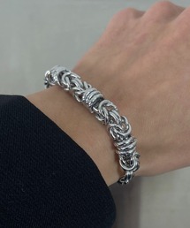 BENUSTA（ベヌスタ）の「A'GEM/9 × .kom 『BENUSTA /ベヌスタ』Metal Knot Chain Bracelet/メタルノットチェーンブレスレット（ブレスレット）」