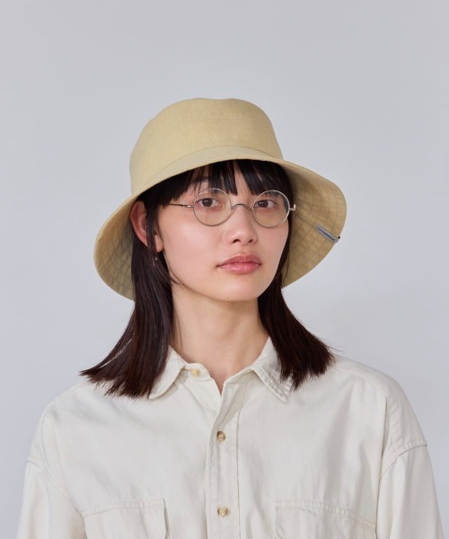 OVERRIDE(オーバーライド)の「OVERRIDE COTTON LINEN HAT SGP / オーバーライド(ハット・レディース・ブラック/ピンク/イエロー/ベージュ・L 59cm/M/57.5cm)」の15枚目の写真