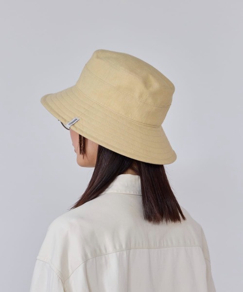 OVERRIDE(オーバーライド)の「OVERRIDE COTTON LINEN HAT SGP / オーバーライド(ハット・レディース・ブラック/ピンク/イエロー/ベージュ・L 59cm/M/57.5cm)」の17枚目の写真