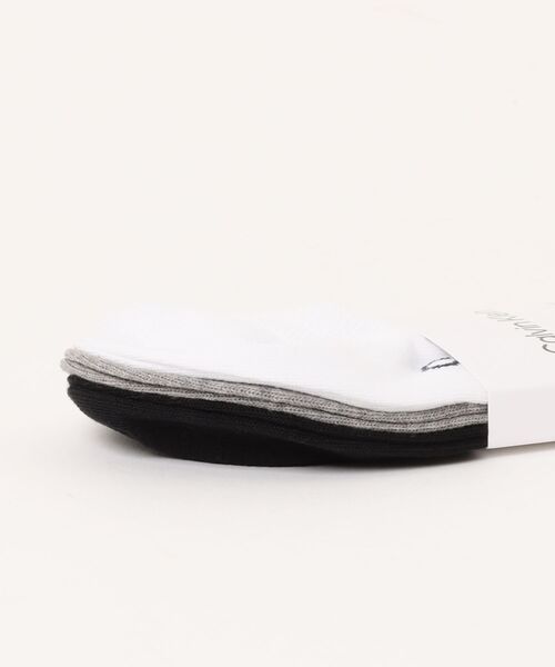 Calvin Klein(カルバン・クライン)の「【3足セット】Calvin Klein メンズ レディース 抗菌防臭 甲メッシュ TOPライン ショートソックス 2572504(ソックス/靴下・メンズ・その他1/ブラック・L/M/S)」の17枚目の写真