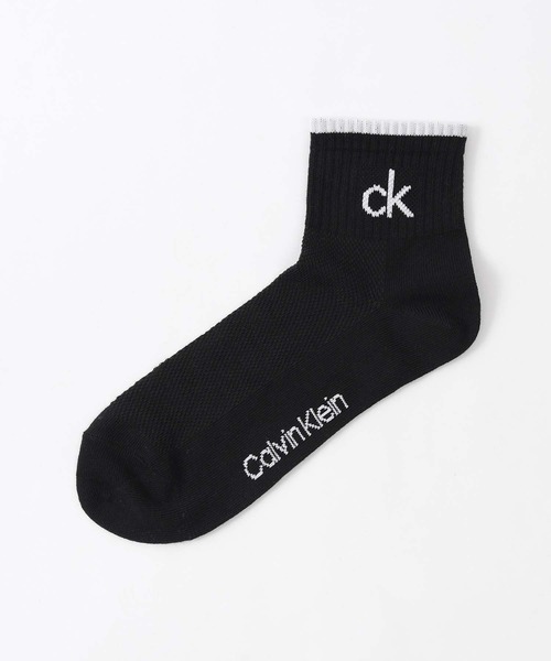 Calvin Klein(カルバン・クライン)の「【3足セット】Calvin Klein メンズ レディース 抗菌防臭 甲メッシュ TOPライン ショートソックス 2572504(ソックス/靴下・メンズ・その他1/ブラック・L/M/S)」の11枚目の写真