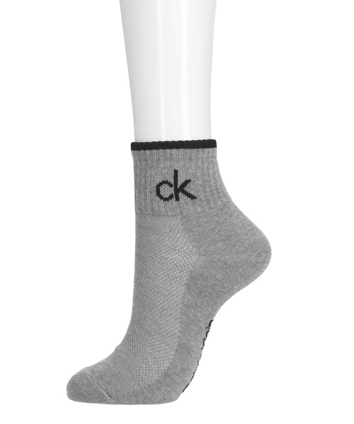 Calvin Klein(カルバン・クライン)の「【3足セット】Calvin Klein メンズ レディース 抗菌防臭 甲メッシュ TOPライン ショートソックス 2572504(ソックス/靴下・メンズ・その他1/ブラック・L/M/S)」の14枚目の写真
