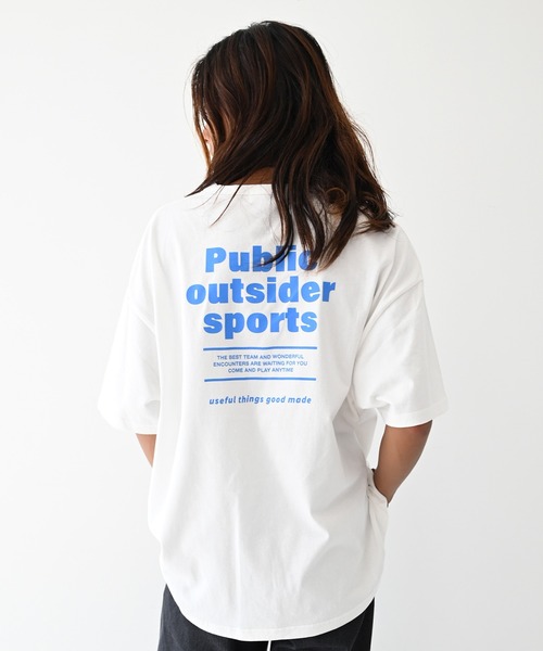 GENERATOR(ジェネレーター)の「ジェネレーター Public Tシャツ(Tシャツ/カットソー・レディース・ブラック/ベージュ系その他/ホワイト・F)」の5枚目の写真