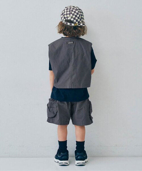 p.premier（ピードットプルミエ）の「BIGポケットベスト（ベスト・キッズ・キャメル/チャコール/カーキ・140/130/120/110/100/90/80）」の17枚目の写真