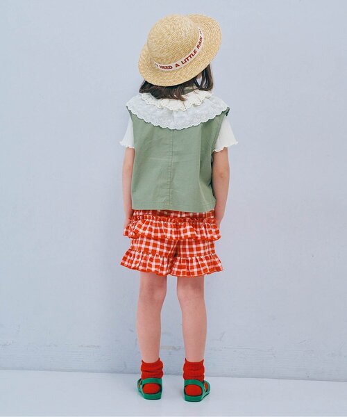 p.premier（ピードットプルミエ）の「BIGポケットベスト（ベスト・キッズ・キャメル/チャコール/カーキ・140/130/120/110/100/90/80）」の19枚目の写真