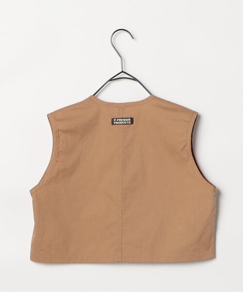 p.premier（ピードットプルミエ）の「BIGポケットベスト（ベスト・キッズ・キャメル/チャコール/カーキ・140/130/120/110/100/90/80）」の5枚目の写真