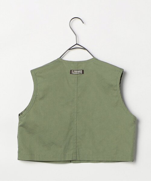 p.premier（ピードットプルミエ）の「BIGポケットベスト（ベスト・キッズ・キャメル/チャコール/カーキ・140/130/120/110/100/90/80）」の7枚目の写真